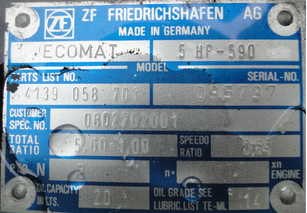 Купити КПП ZF 5HP590 до вантажівки - Зображення 5 | Autoline UA КПП ZF 5HP590 до вантажівки | Зображення 5 - Autoline