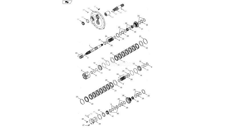 New Holland T6090 T6070   ホイールトラクターのための1285985C1 ギアボックス歯車