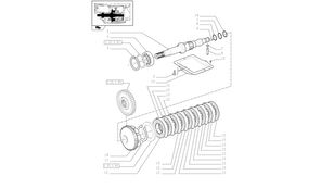 84148960 versnellingbaktandwiel voor New Holland T6010 T6090 T6070  maaidorser