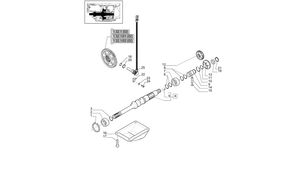 ترس علبة التروس 47126738 لـ جرار بعجلات New Holland   T6010