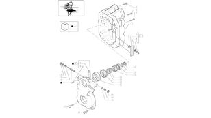 5197546 engranaje para caja de cambios para New Holland T6010  tractor de ruedas