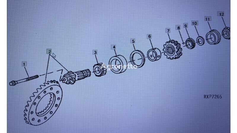 zobnik menjalnika za traktor na kolesih John Deere 4555/4755/4955