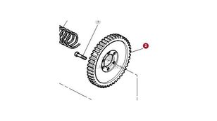 zobnik menjalnika Massey Ferguson 6497 6499 Koło Zębate 3716420M1  87 zęb&oacute;w  3716420M1 za traktor na kolesih Massey Ferguson 6497 6499