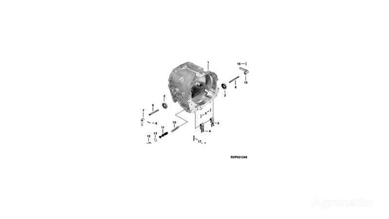 John Deere r134710 gearbox housing