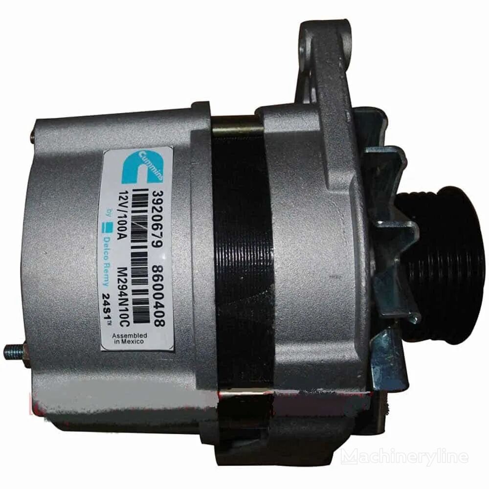 generátor Alternator Motor M294N10C pro stavebních strojů Cummins 12V 100A