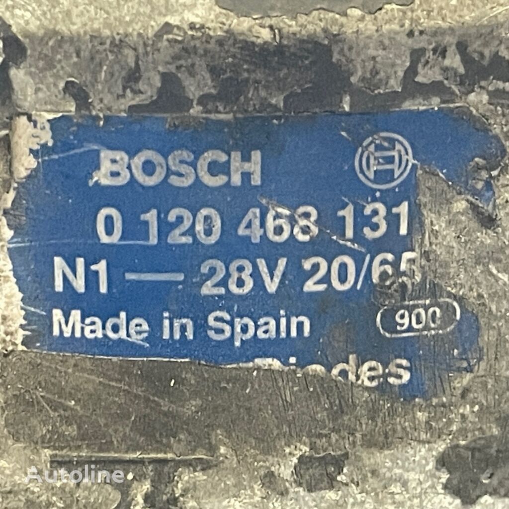 générateur Bosch 4-Series bus K124 (01.96-12.06) 0120468131 pour Scania 4-series bus (1995-2006)