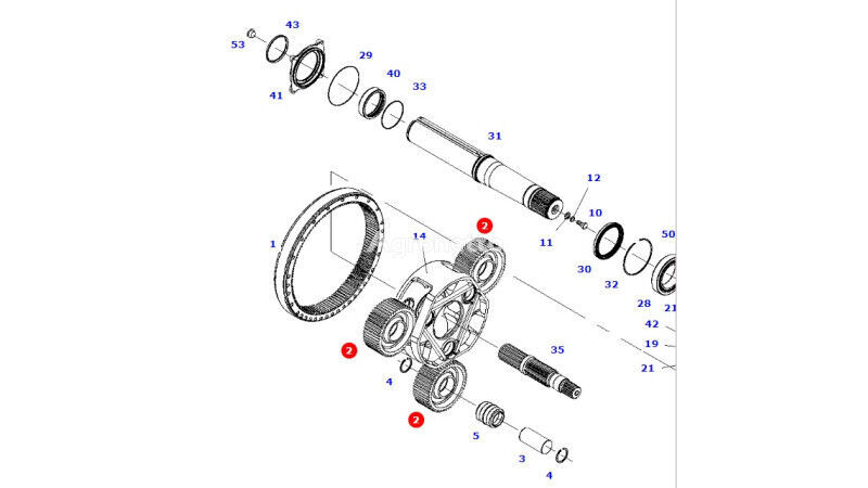 Massey Ferguson  ML260 pyörätraktori 5MM puoliakseli - Agronetto