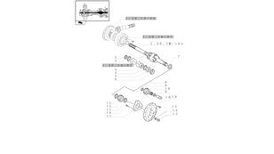 полуось 87521538 для трактора колесного New Holland T6090