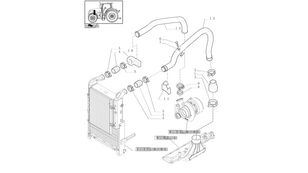 cev za traktor na kolesih New Holland T6010 T6090 T6070 T7230