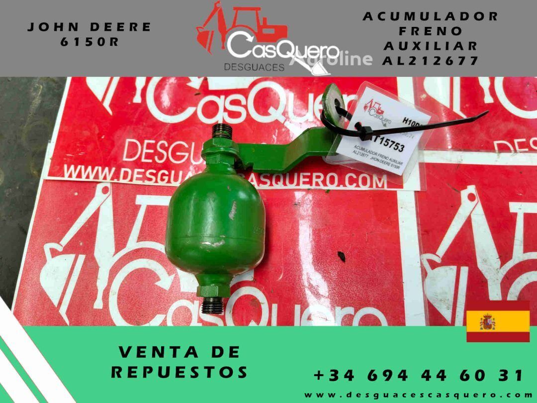 AL212677 hydraulic accumulator for John Deere R 6150 wheel tractor - Agroline
