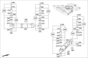 hydraulikcylinder til Mercedes-Benz Citaro 1 und Citaro 2  bus