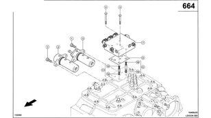 hydraulische cilinder voor Claas Lexion 580  maaidorser