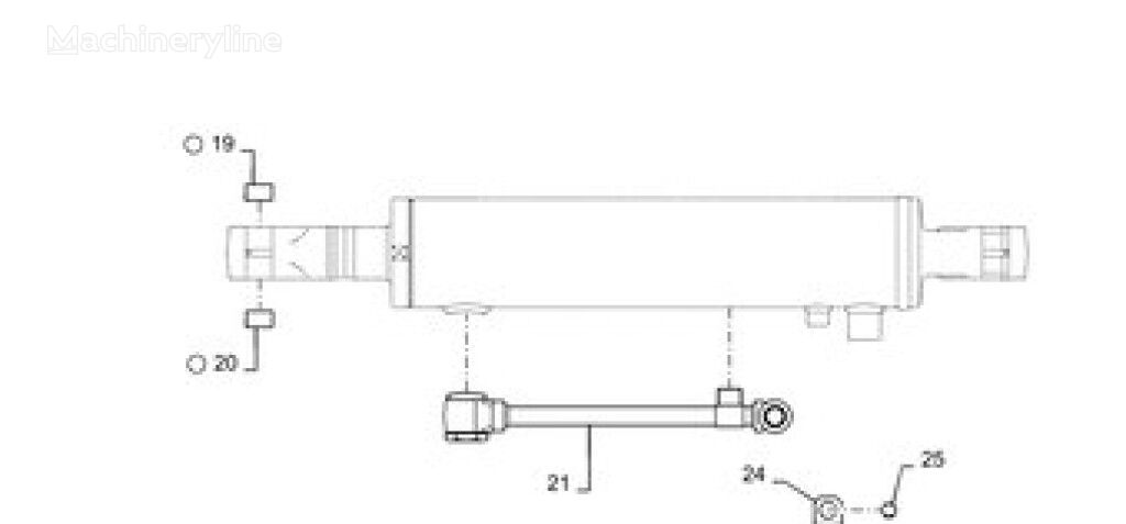 гидроцилиндр Case PW01V00073F1 PW01V00073F1 для строительной техники E35B E30B