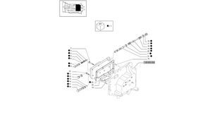 razdelilnik vžiga 82021820 za traktor na kolesih New Holland T6010 T6090 T6070