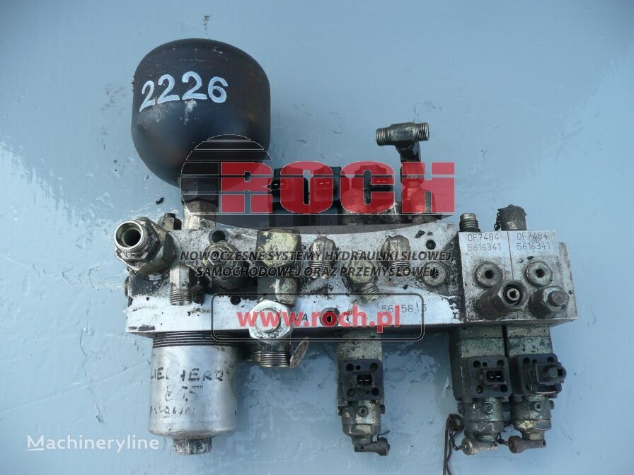 Blok sterowniczy AL NN 0F7364A 5615813 + Hydroakum hydraulic distributor for Liebherr 855 crawler crane