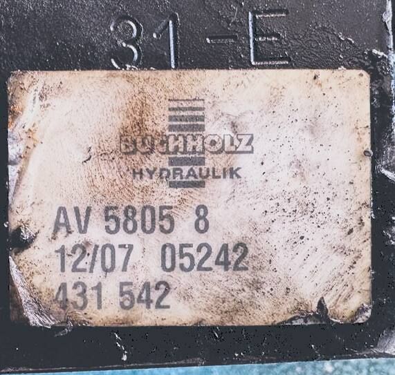 разпределител Buchholz Hydraulik 431542 (431 542, AV5805, AV5805 8)