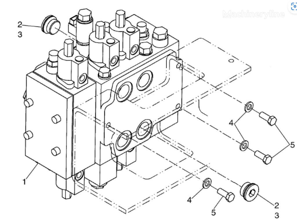 Case 87539266 87539266 Hydraulikverteiler für Case 721G 721F 721E 721D 621D LW170.B W170 W170B W170C W170D W170PL W170TC Radlader