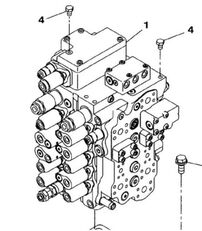 Case KLJ11440 KLJ11440 distributør for Case CX160B gravemaskin