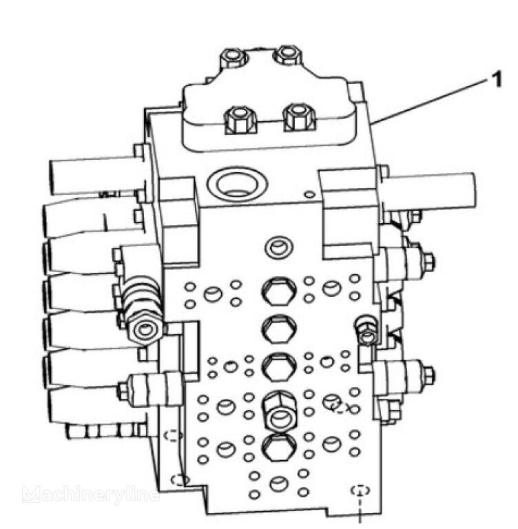 розподільник Case KMJ15851 KMJ15851 до екскаватора Case CX145C