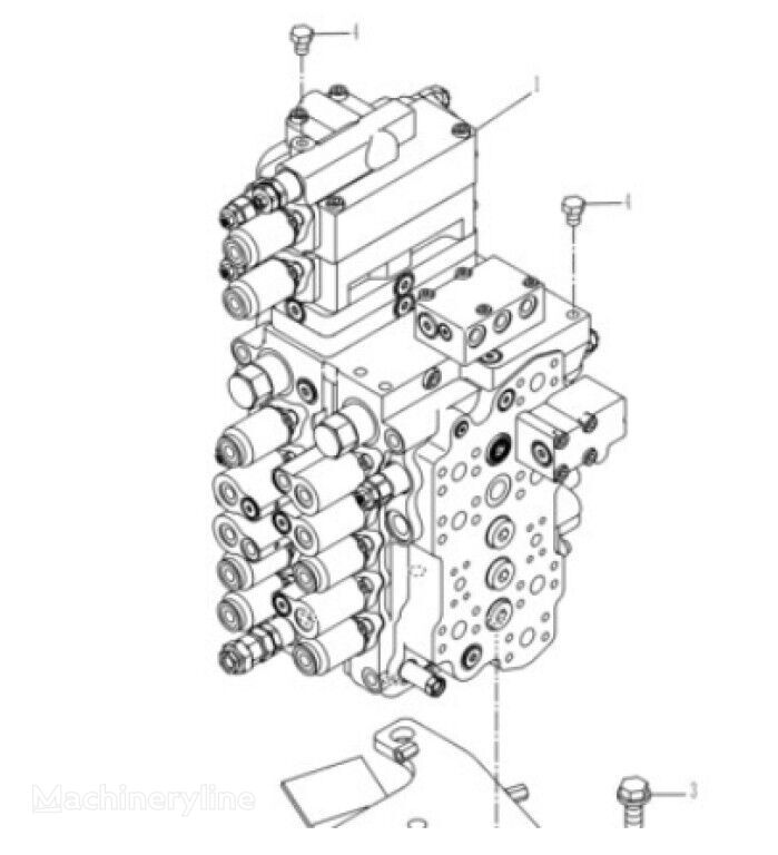 Case CX130C kaivuri Case KNJ18641 KNJ18641 virranjakaja - Machineryline