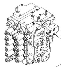 Case KNJ24420 KNJ24420 hydraulic distributor for Case CX130D excavator