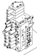 Case KRJ40900 KRJ40900 distribuidor hidráulico para Case CX210D CX240D CX230D excavadora