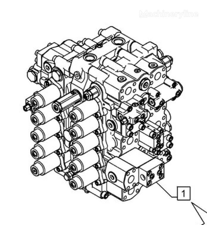 Case KWJ12091 KWJ12091 verdeler voor Case CX750D graafmachine