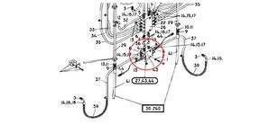 rozdzielacz hydrauliczny Caterpillar 534-0868 / 5340868 / 4105800 / 6003701 Distributor O&K Terex RH1 do koparki Caterpillar RH120 RH170 RH200 Cat 6030 6040 6050