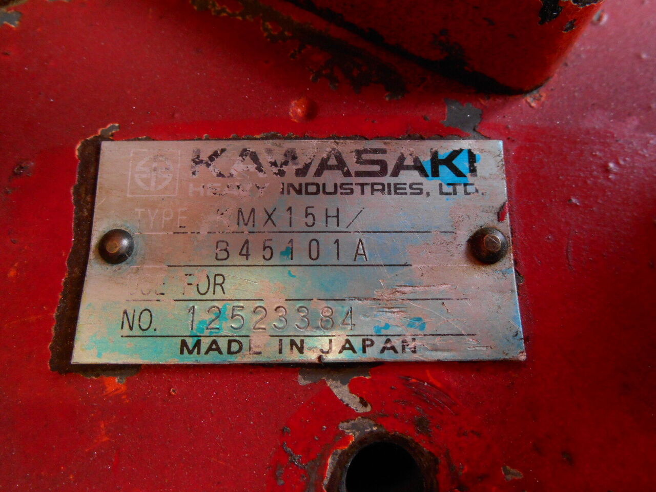 Kawasaki MX15H/B45101A MX15H/B45101A hidraulični razvodnik za Hitachi EX355 bagera