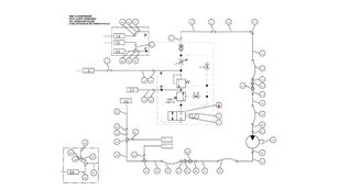 hydraulic distributor for Massey Ferguson MF 30 32 grain harvester