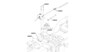 distribuidor hidráulico New Holland T6090 Zawór hydrauliczny 48068325 48068325 para trator de rodas New Holland T6090