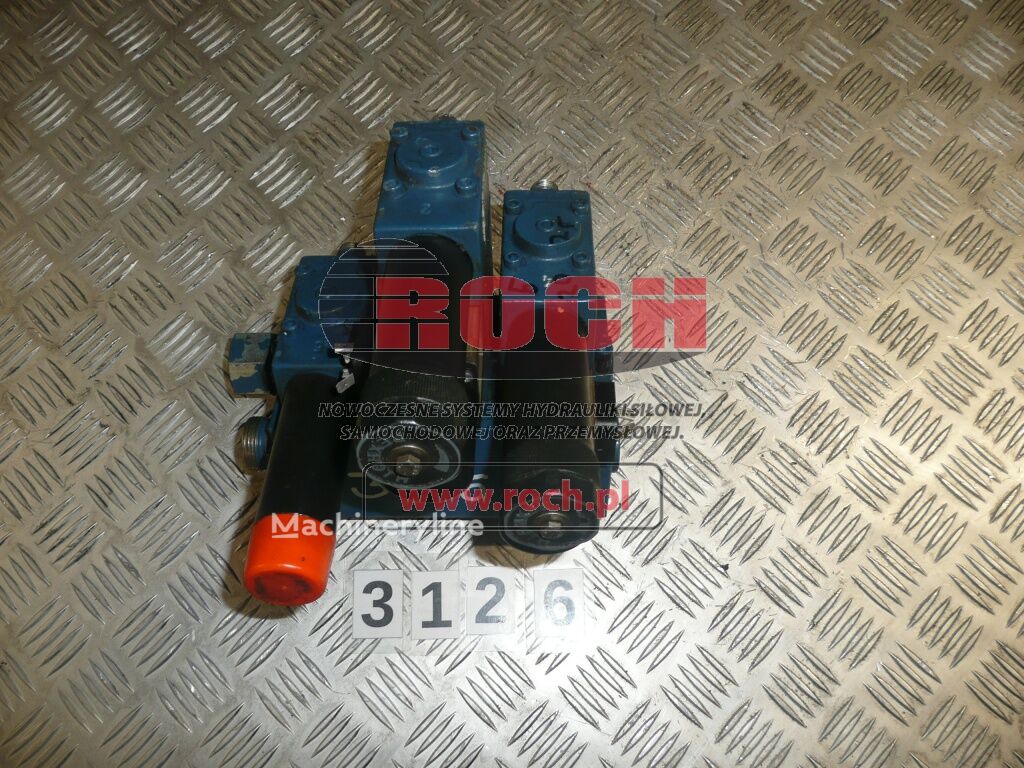 Prodaja Rexroth KOŚĆ BRAK OZNACZEŃ - 3 SEKCYJNY + DR6DP1-52/YN 607318 + CEWKI HE hidrauličnog razvodnika za bagera | Machineryline RS Rexroth KOŚĆ BRAK OZNACZEŃ - 3 SEKCYJNY + DR6DP1-52/YN 607318 + CEWKI HE hidraulični razvodnik za bagera - Machineryline