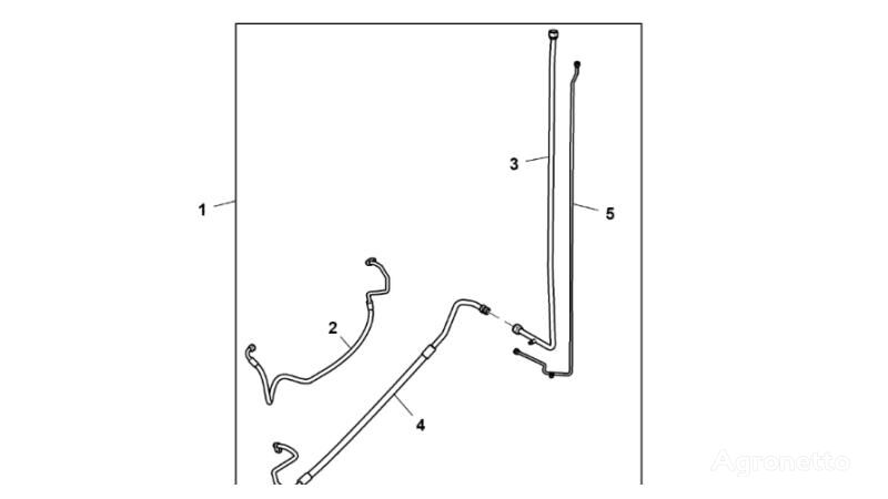 RE590182 hydraulic hose for John Deere 9470RX