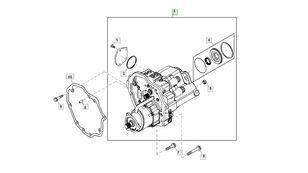 LVA15190 hydraulikmotor til John Deere 3120 3320 3520 3720 traktor på hjul