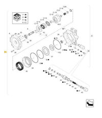 hydromotor Case 31MJ-10150 31MJ-10150 na minirýpadla New Holland E18C