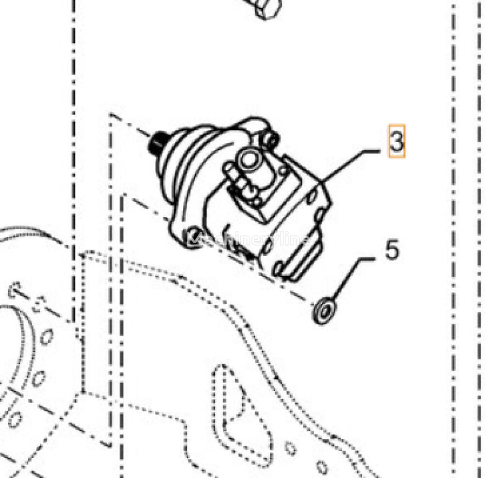 Case 48180421 48180421 hydraulic motor for Case SV208 SV210 construction roller - Machineryline