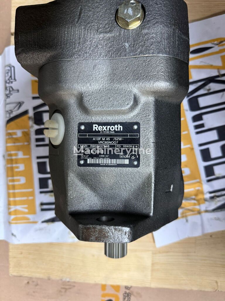 moteur hydraulique Rexroth A10F M 45 /52W- pour excavateur