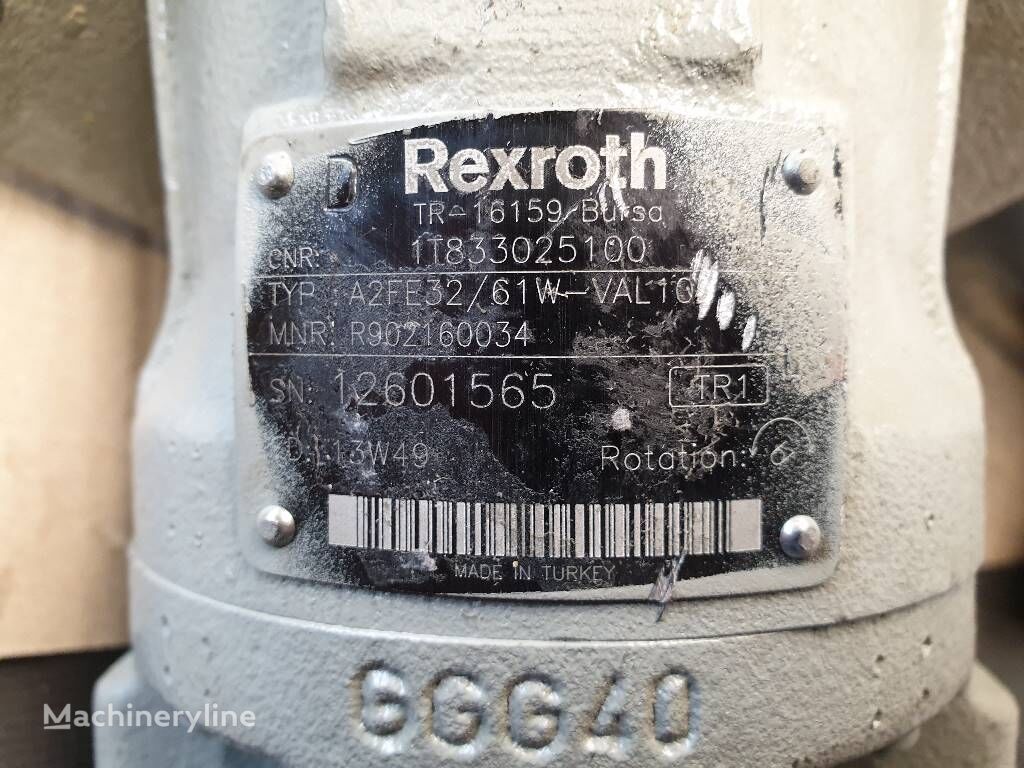 محرك هيدروليكي Rexroth A2FE32 A2FE32/61W-VAL10 لـ حفارة