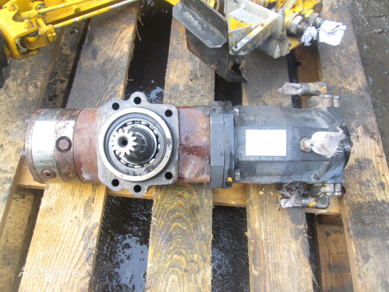 UMP with Speth reducer hydraulic motor for wheel loader