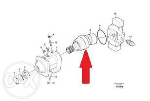 гідродвигун Volvo VOE14385189 VOE14385189 до екскаватора Volvo EW180