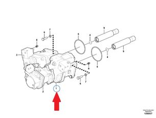 гидромотор Volvo VOE17201758 VOE17201758 для фронтального погрузчика Volvo L150G