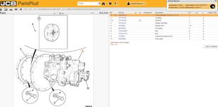 پمپ هیدرولیک برای بیل مکانیکی JCB JS330 / JS360