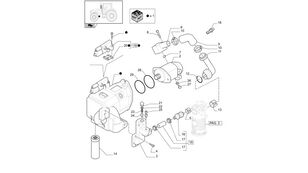 25.67 cc 84263360R hydraulikpumpe til New Holland T6090 traktor på hjul