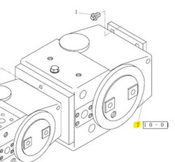 гидронасос Case 1498736 1498736 для строительной техники CV1500