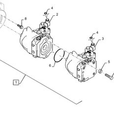 Case 47905794 47905794 Hydraulikpumpe für Case DV210B DV209C DV210C DV210CD Walze