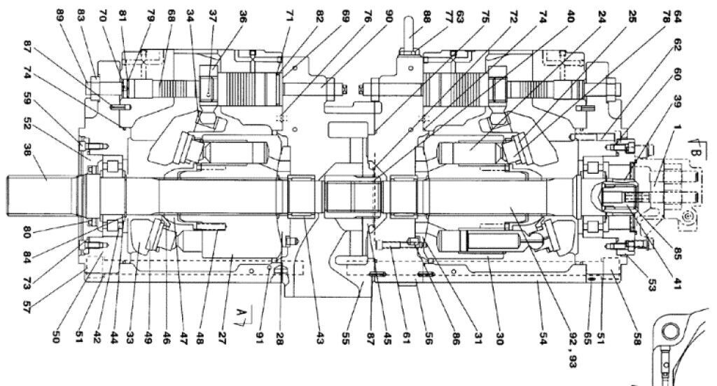 Гидронасос Case KUJ11071 KUJ11071 для строительной техники CX800B - Machineryline