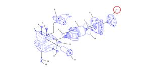 bomba hidráulica Caterpillar 2782295 / 278-2295 / 1281070 / 128-1070 para rolo compressor Caterpillar CP-533C CP-573E CS-583E CP-563D M315