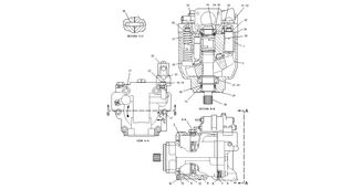 bomba hidráulica Caterpillar 6E5650 / 6E-5650 / 6E6412 / 6E-6412 para dumper rígido Caterpillar 789B 789C