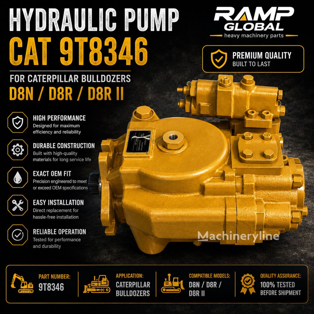 Caterpillar for D8N / D8R 9T8346 hydraulic pump - Machineryline