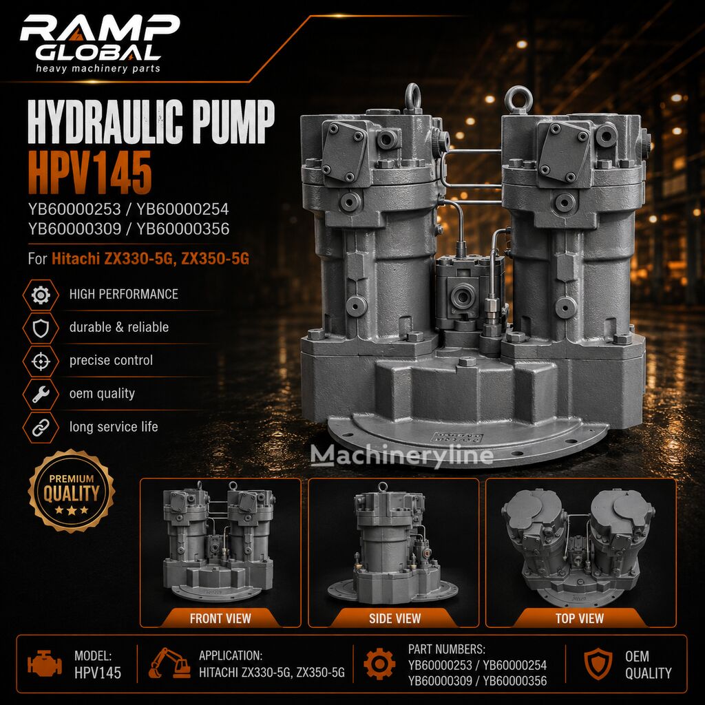 Pompe hydraulique Hitachi 9195242 pour excavateur - Machineryline